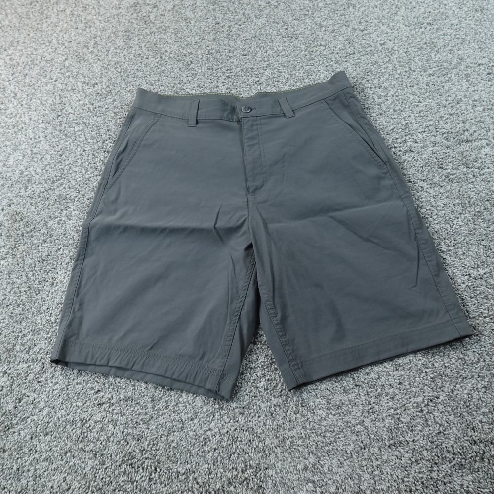 Eddie Bauer Shorts Mens 33 Gray Performance Stretch Tech Trail Outdoor Hiking